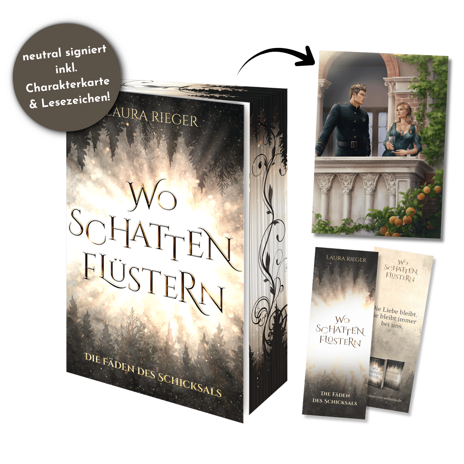 Wo Schatten flüstern – exklusive Farbschnittausgabe (Band 1)