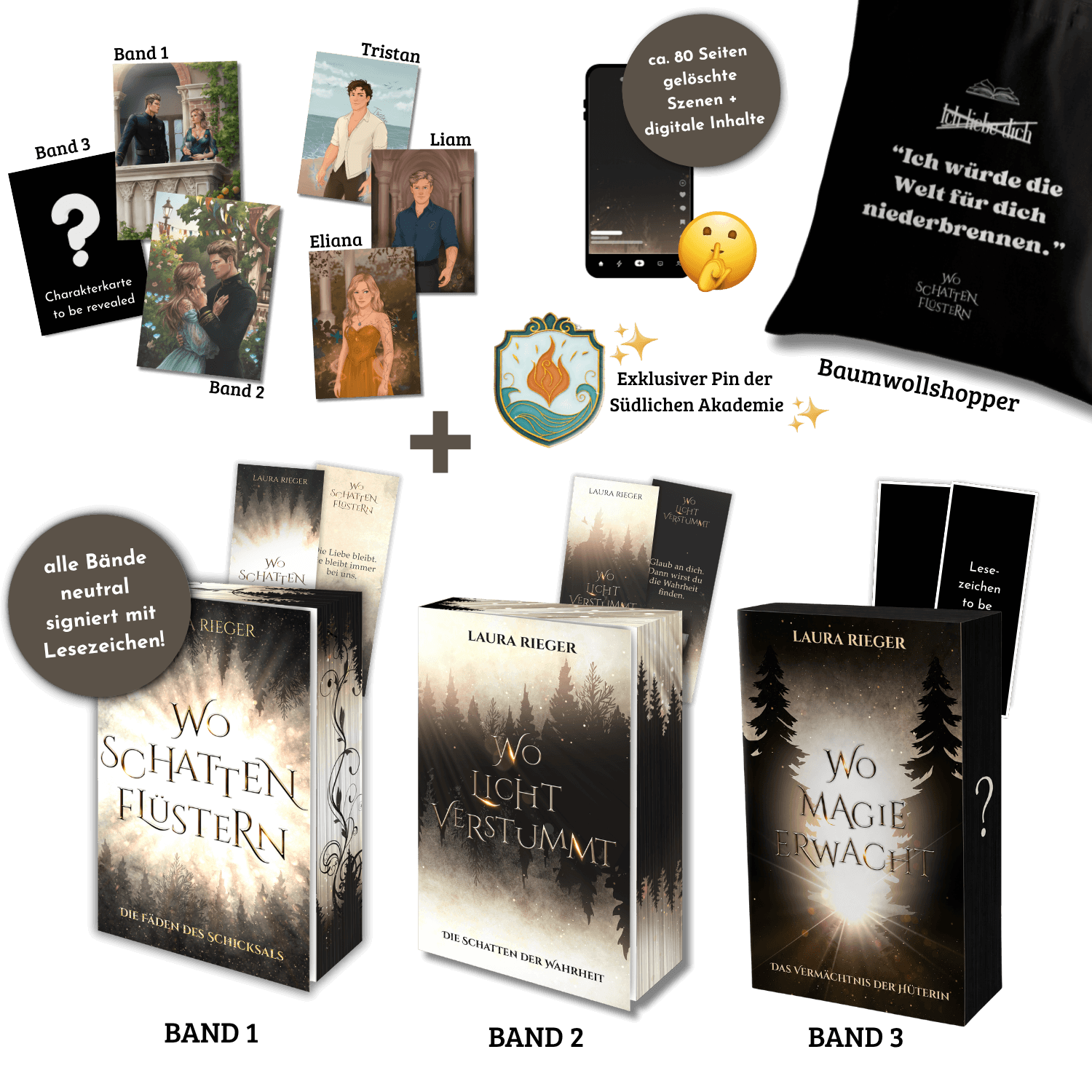Bücher & Merchandise Box (TRILOGIE)