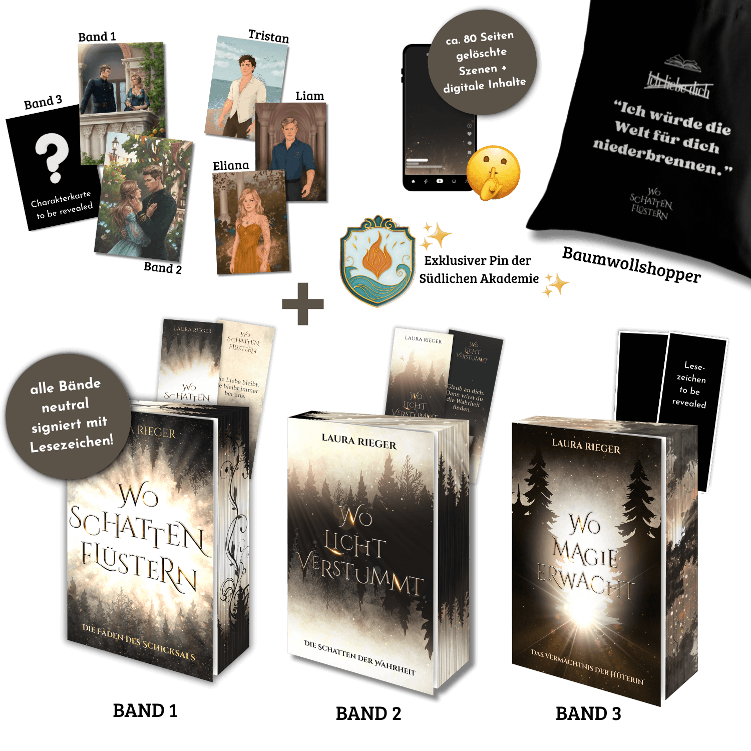 Bücher & Merchandise Box (TRILOGIE)