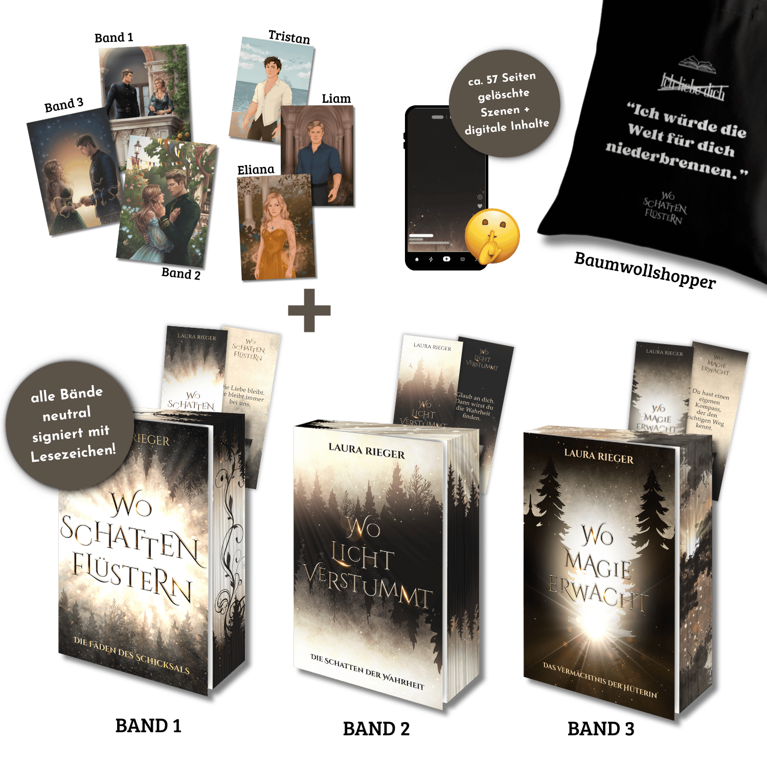 Bücher & Merchandise Box (TRILOGIE)